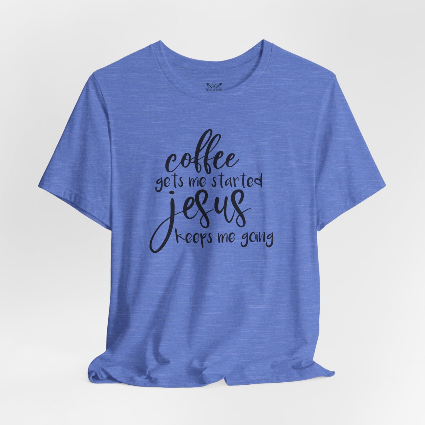 Coffee & Jesus Unisex Tee - Faith-Based Casual Shirt