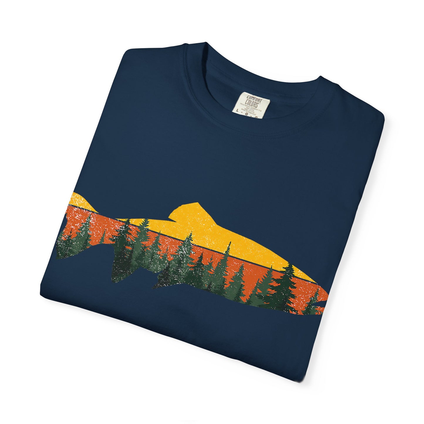 Nature-Inspired Unisex T-Shirt for Outdoor Lovers - Summer Casual Wear, Gift for Fishermen