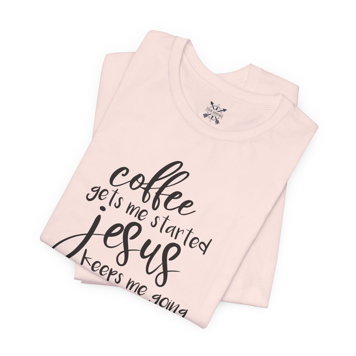Coffee & Jesus Unisex Tee - Faith-Based Casual Shirt