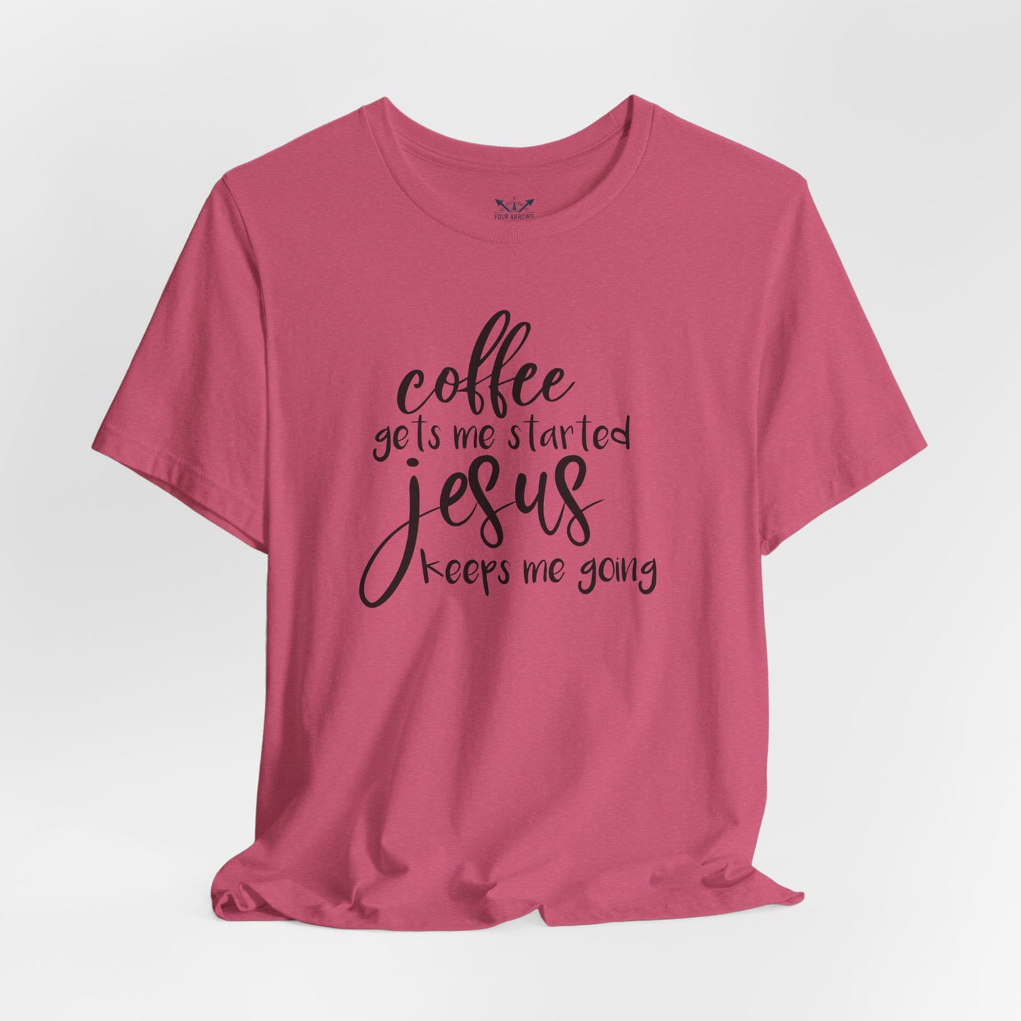 Coffee & Jesus Unisex Tee - Faith-Based Casual Shirt