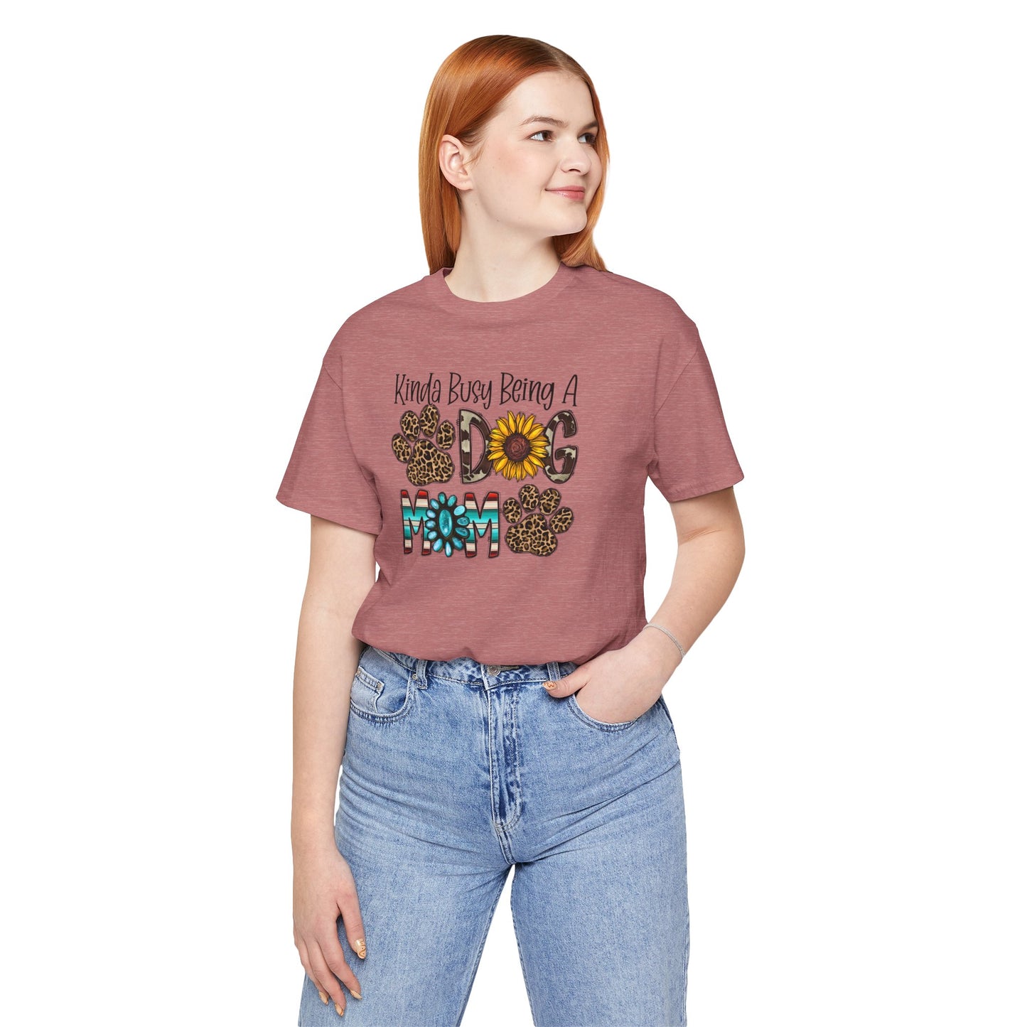 Dog Mom Tee - Unisex Jersey Short Sleeve Tee