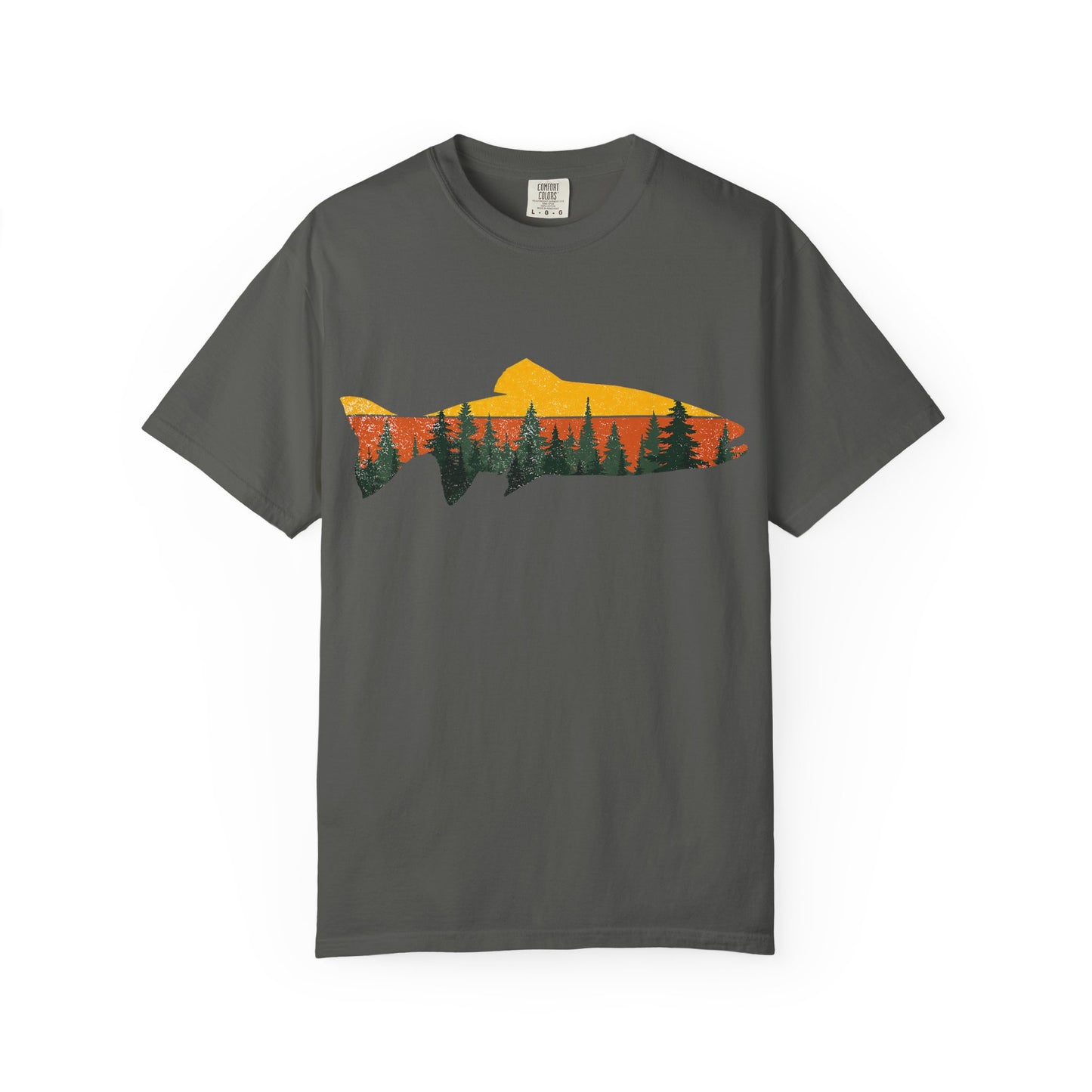 Nature-Inspired Unisex T-Shirt for Outdoor Lovers - Summer Casual Wear, Gift for Fishermen