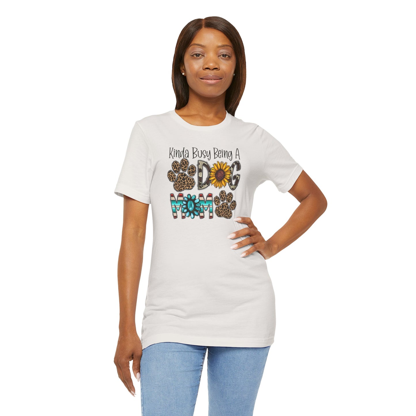 Dog Mom Tee - Unisex Jersey Short Sleeve Tee