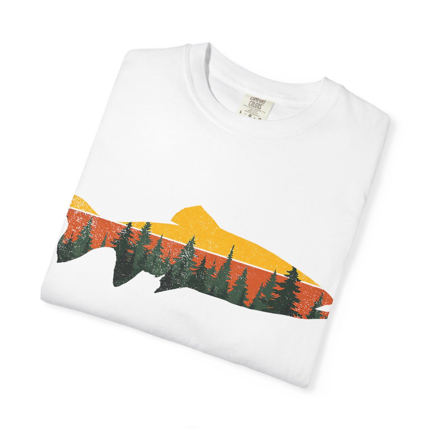 Nature-Inspired Unisex T-Shirt for Outdoor Lovers - Summer Casual Wear, Gift for Fishermen