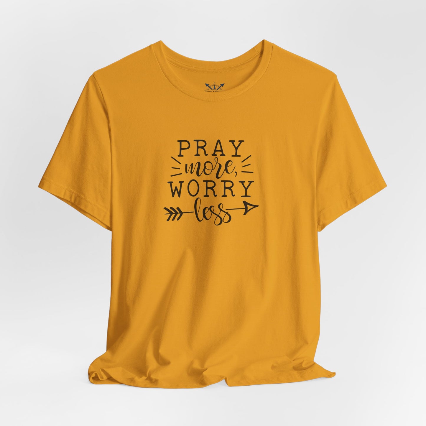 Pray More Worry Less Unisex Tee - Inspirational T-Shirt