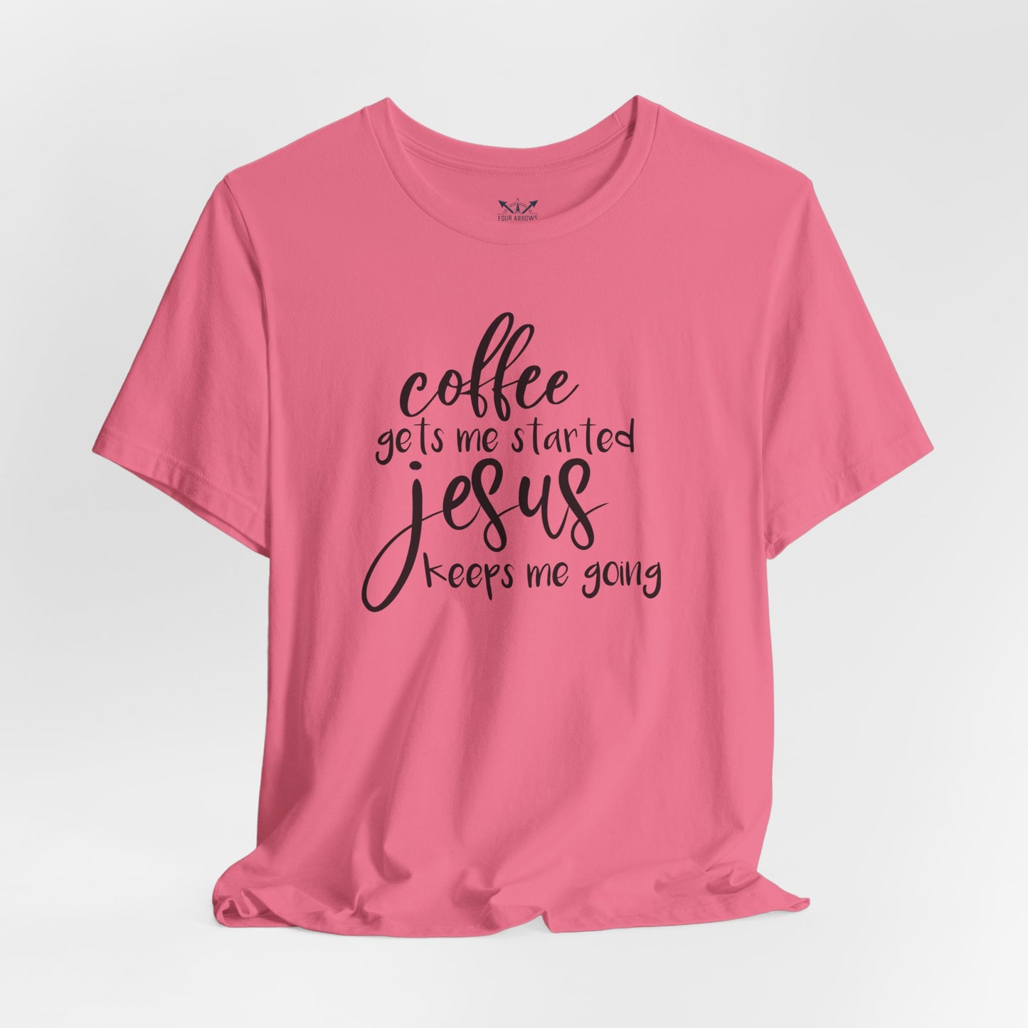 Coffee & Jesus Unisex Tee - Faith-Based Casual Shirt