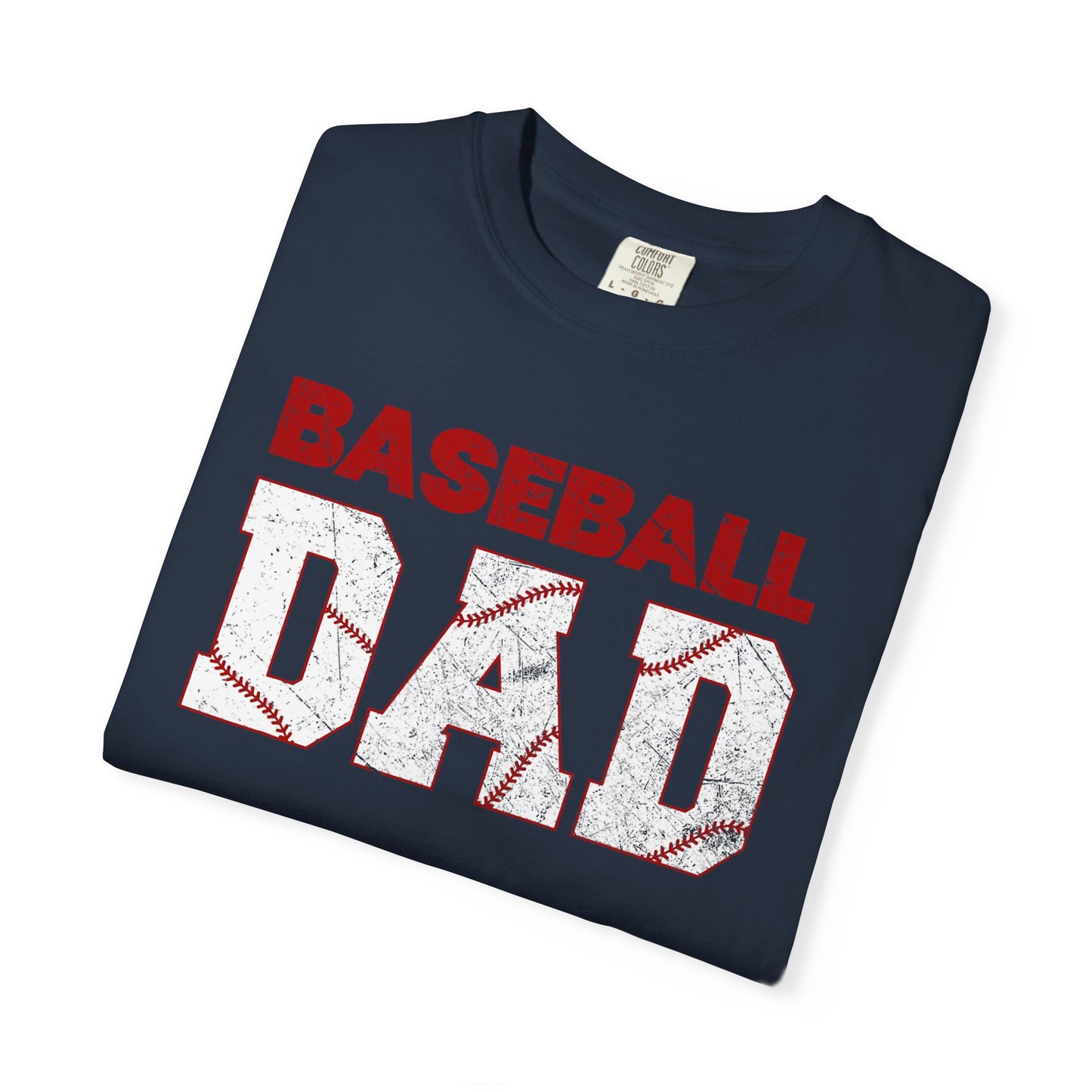 Baseball Dad T-Shirt | Unisex Garment-Dyed Tee
