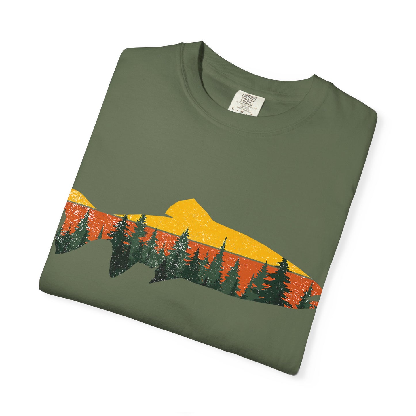 Nature-Inspired Unisex T-Shirt for Outdoor Lovers - Summer Casual Wear, Gift for Fishermen