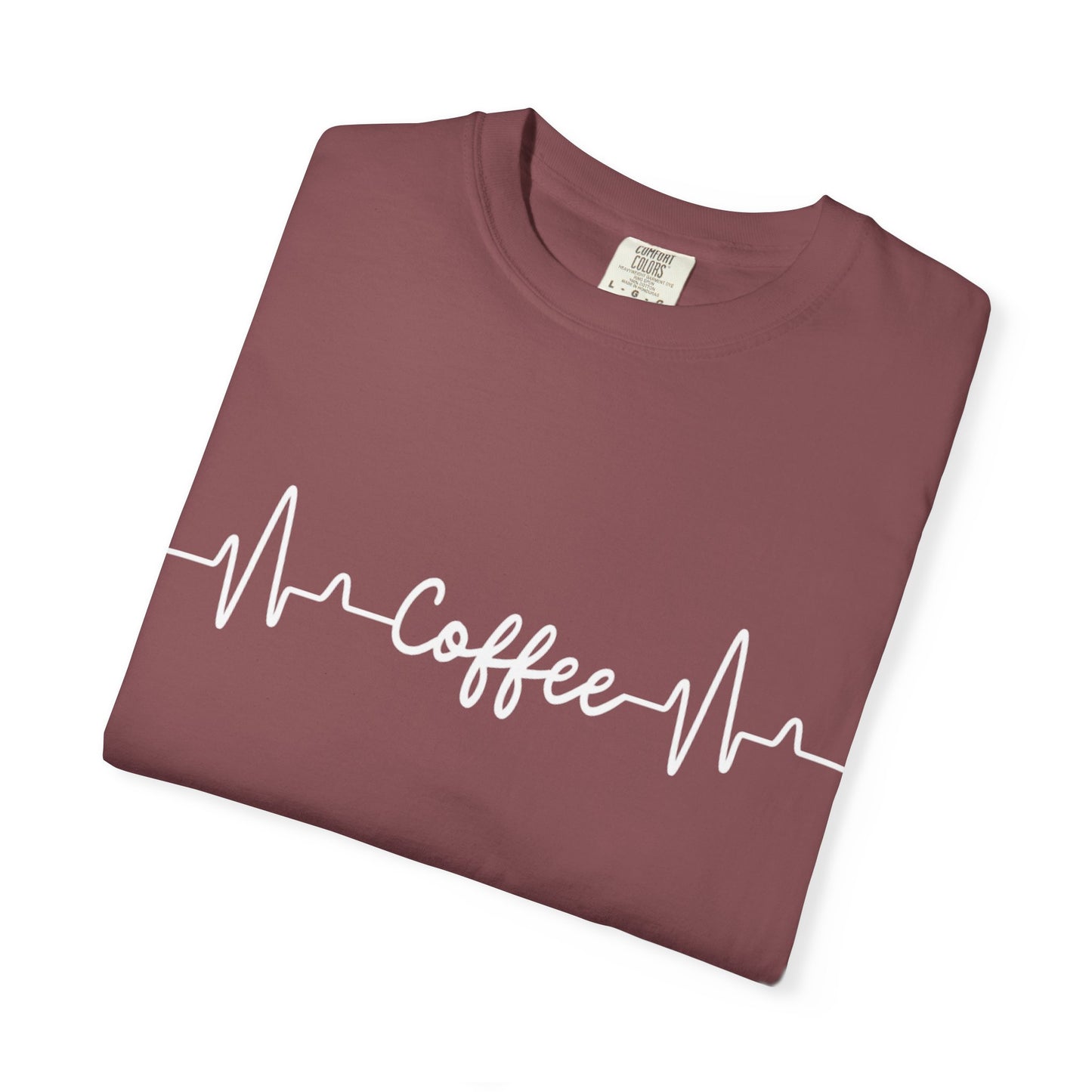 Coffee Heartbeat Unisex T-shirt - Coffee Lover Barista Gift