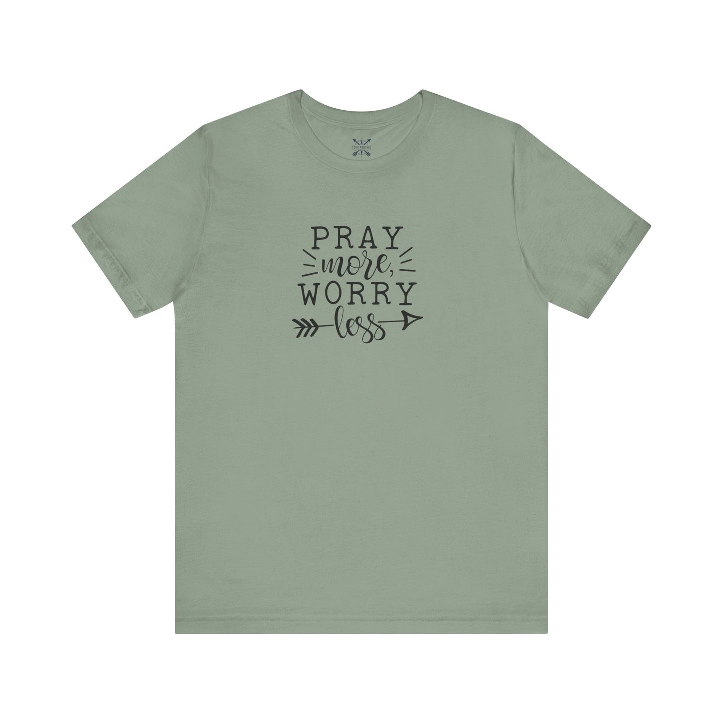 Pray More Worry Less Unisex Tee - Inspirational T-Shirt