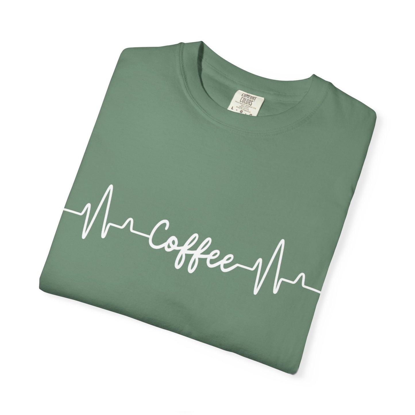 Coffee Heartbeat Unisex T-shirt - Coffee Lover Barista Gift