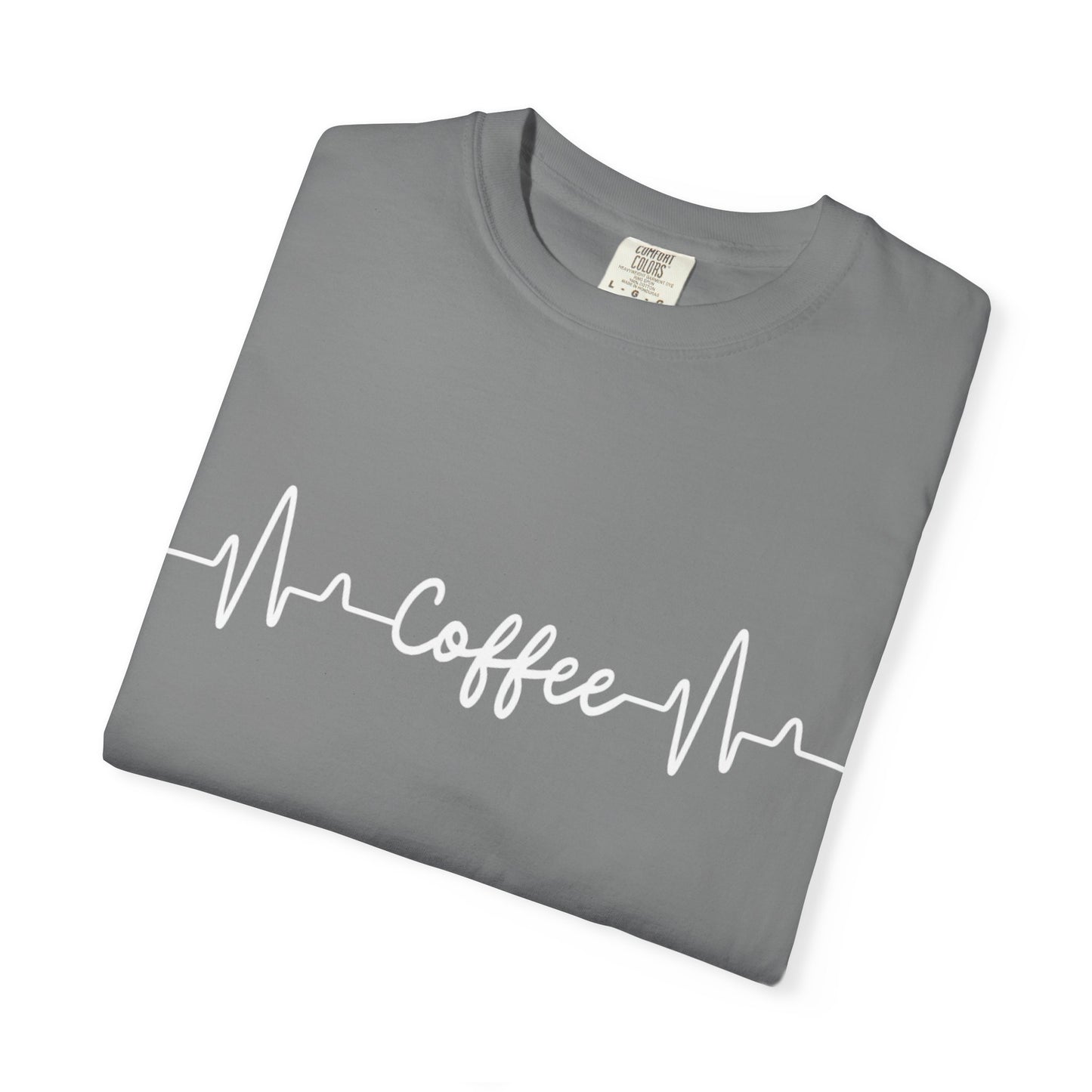 Coffee Heartbeat Unisex T-shirt - Coffee Lover Barista Gift