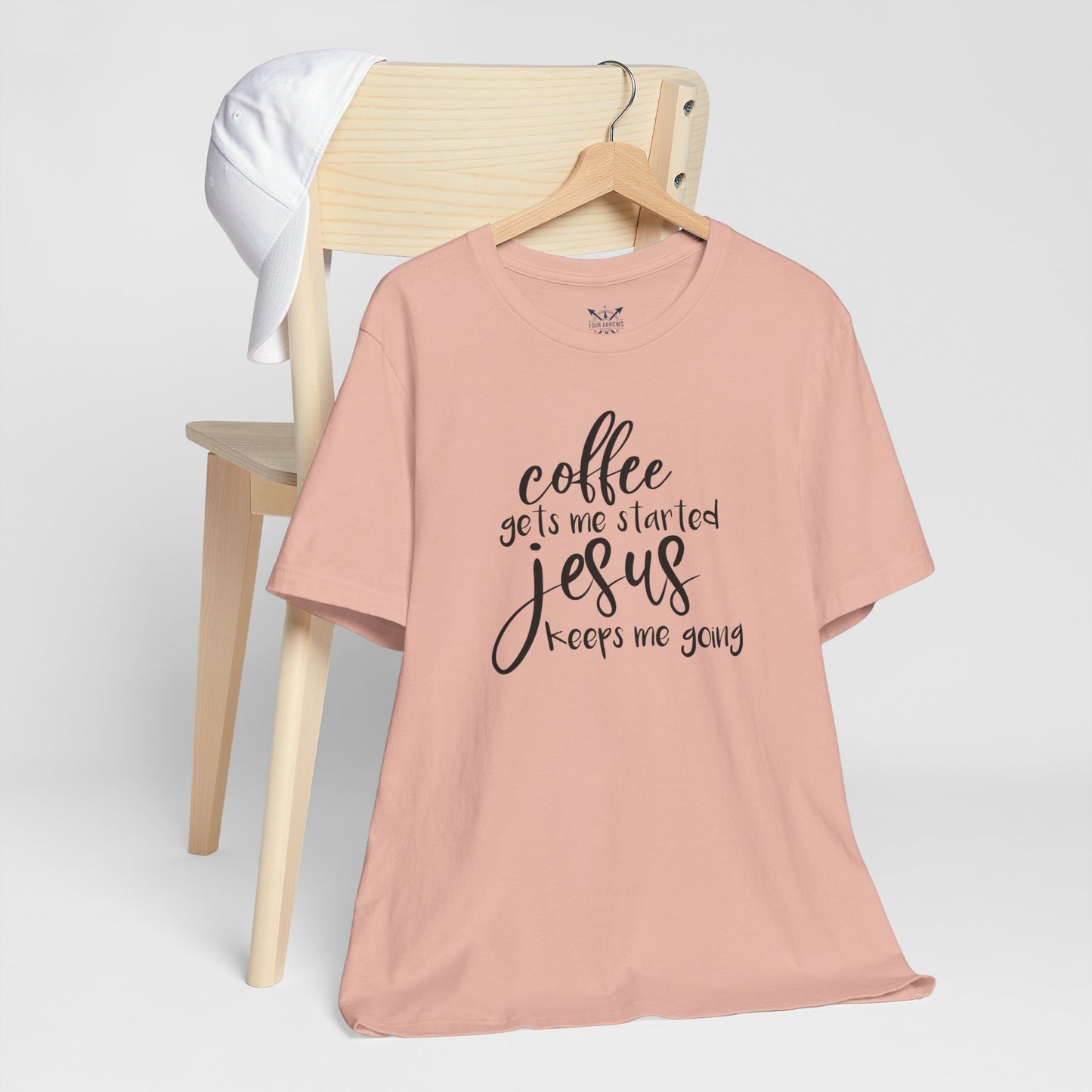 Coffee & Jesus Unisex Tee - Faith-Based Casual Shirt
