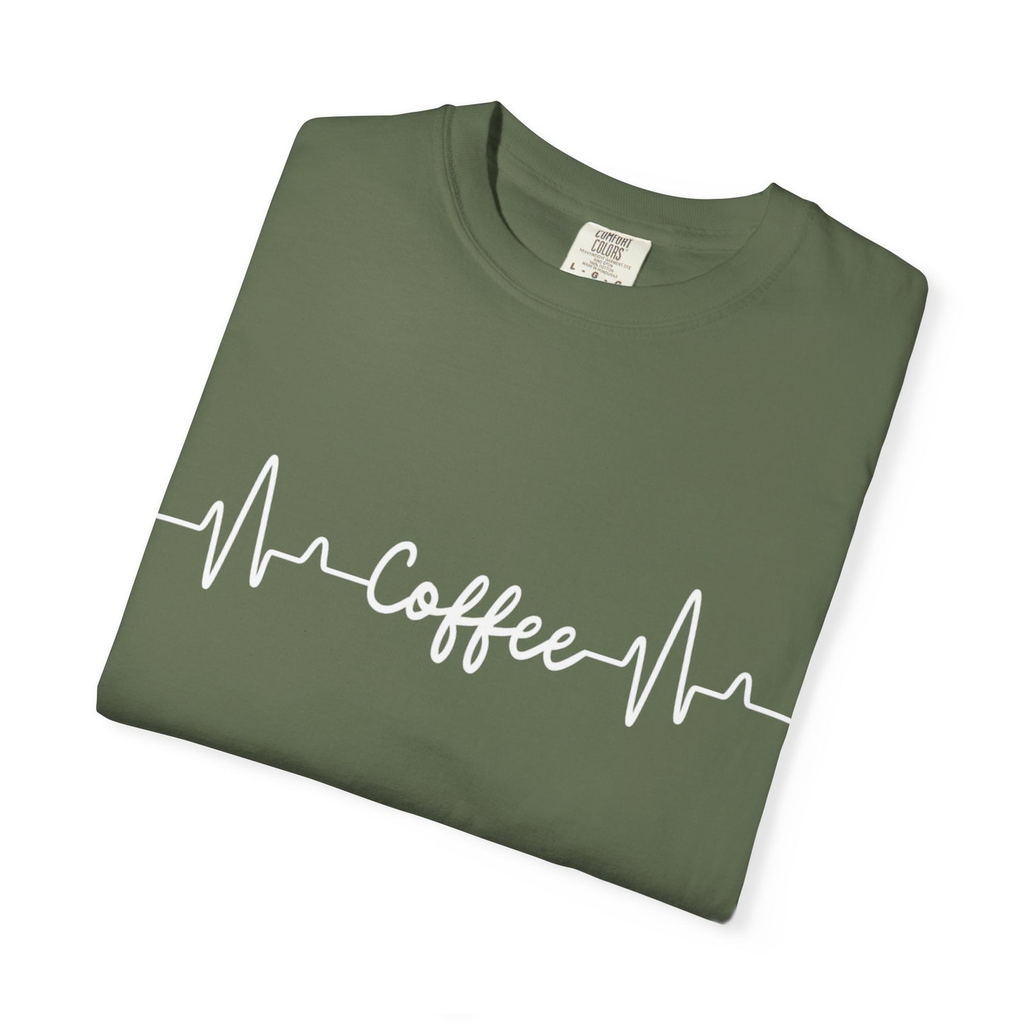 Coffee Heartbeat Unisex T-shirt - Coffee Lover Barista Gift