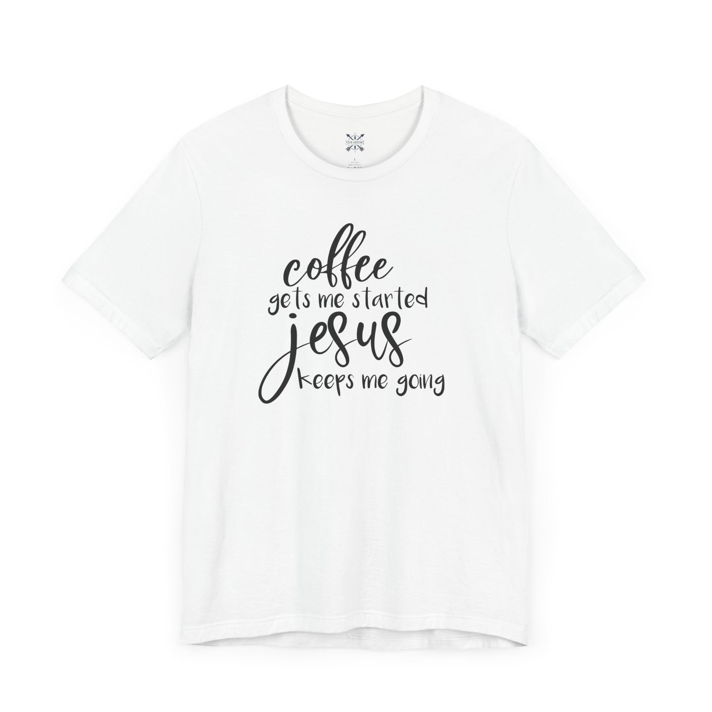 Coffee & Jesus Unisex Tee - Faith-Based Casual Shirt