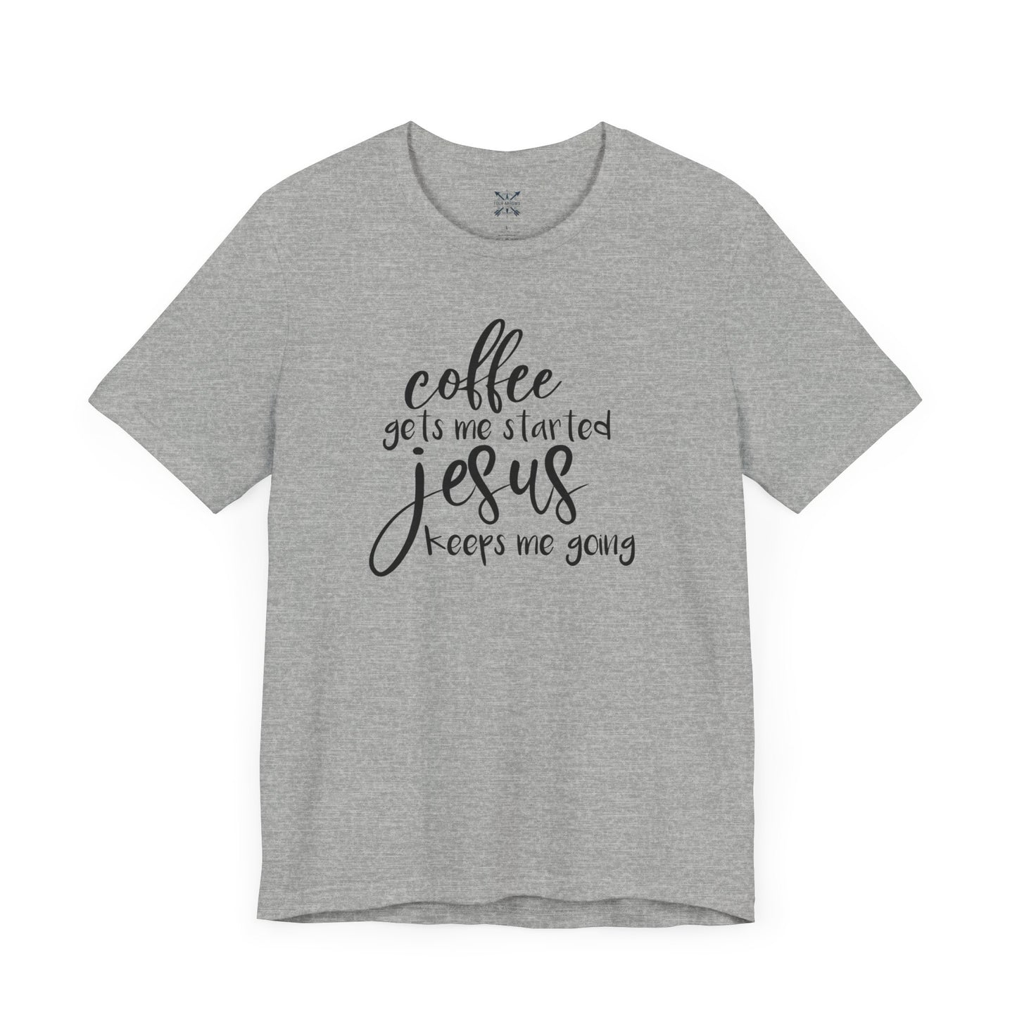 Coffee & Jesus Unisex Tee - Faith-Based Casual Shirt