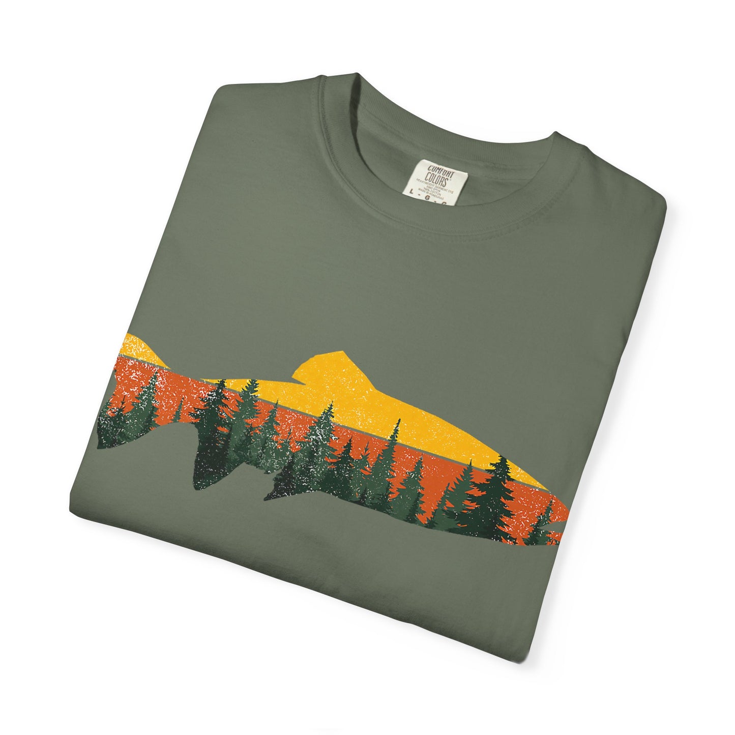 Nature-Inspired Unisex T-Shirt for Outdoor Lovers - Summer Casual Wear, Gift for Fishermen