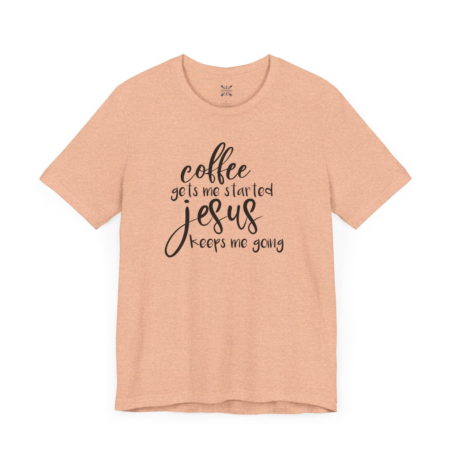 Coffee & Jesus Unisex Tee - Faith-Based Casual Shirt