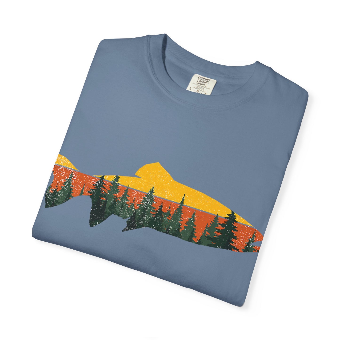 Nature-Inspired Unisex T-Shirt for Outdoor Lovers - Summer Casual Wear, Gift for Fishermen