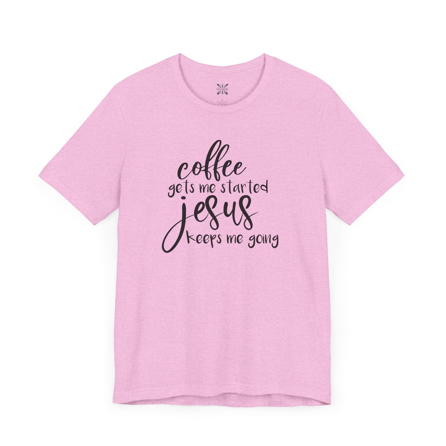 Coffee & Jesus Unisex Tee - Faith-Based Casual Shirt