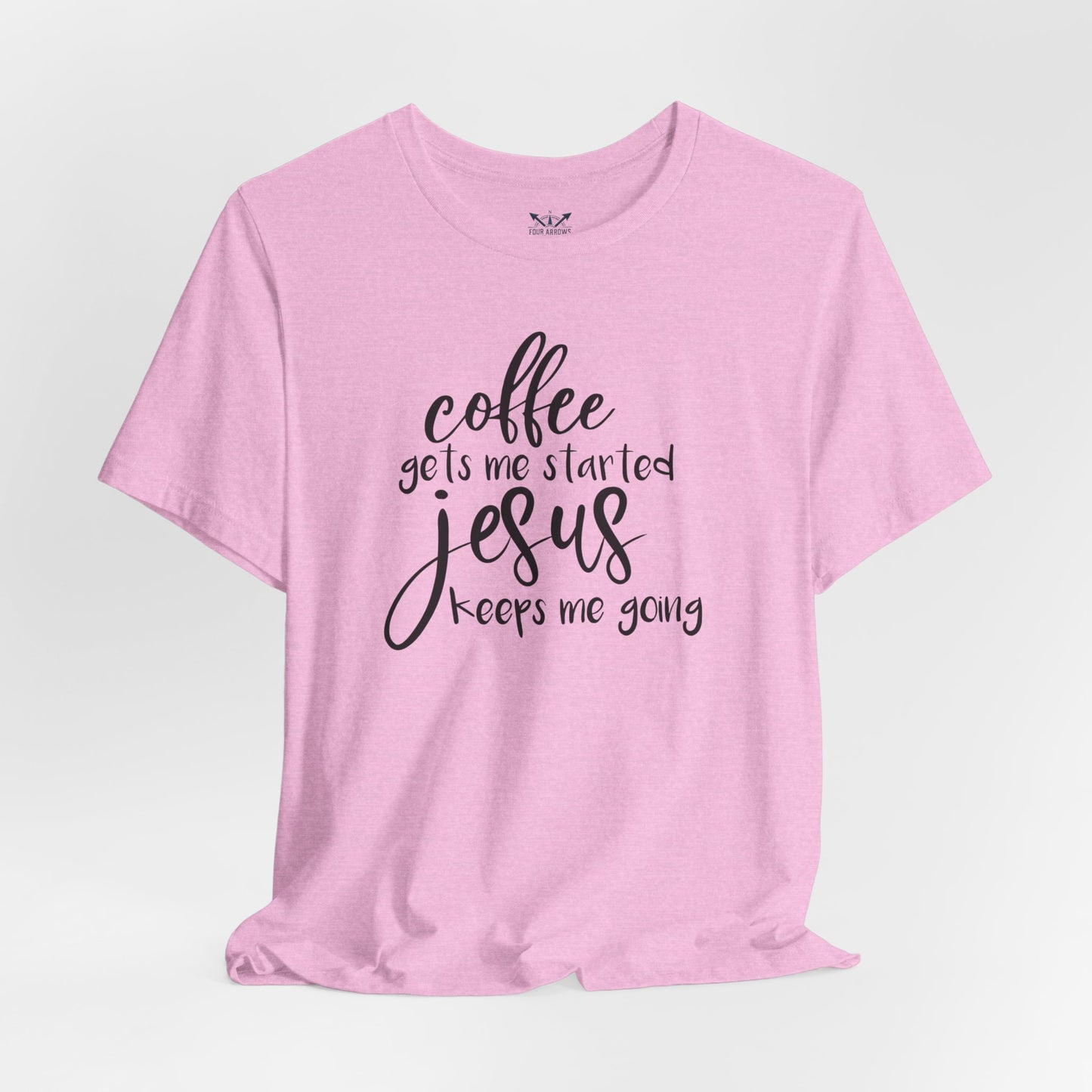 Coffee & Jesus Unisex Tee - Faith-Based Casual Shirt