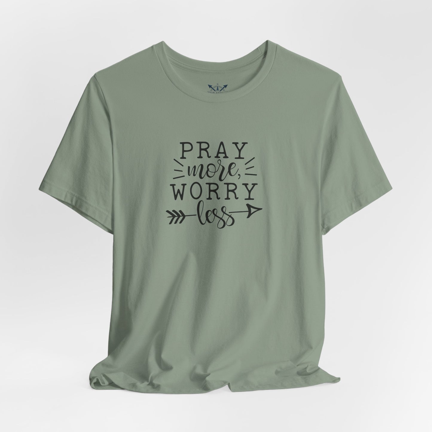 Pray More Worry Less Unisex Tee - Inspirational T-Shirt