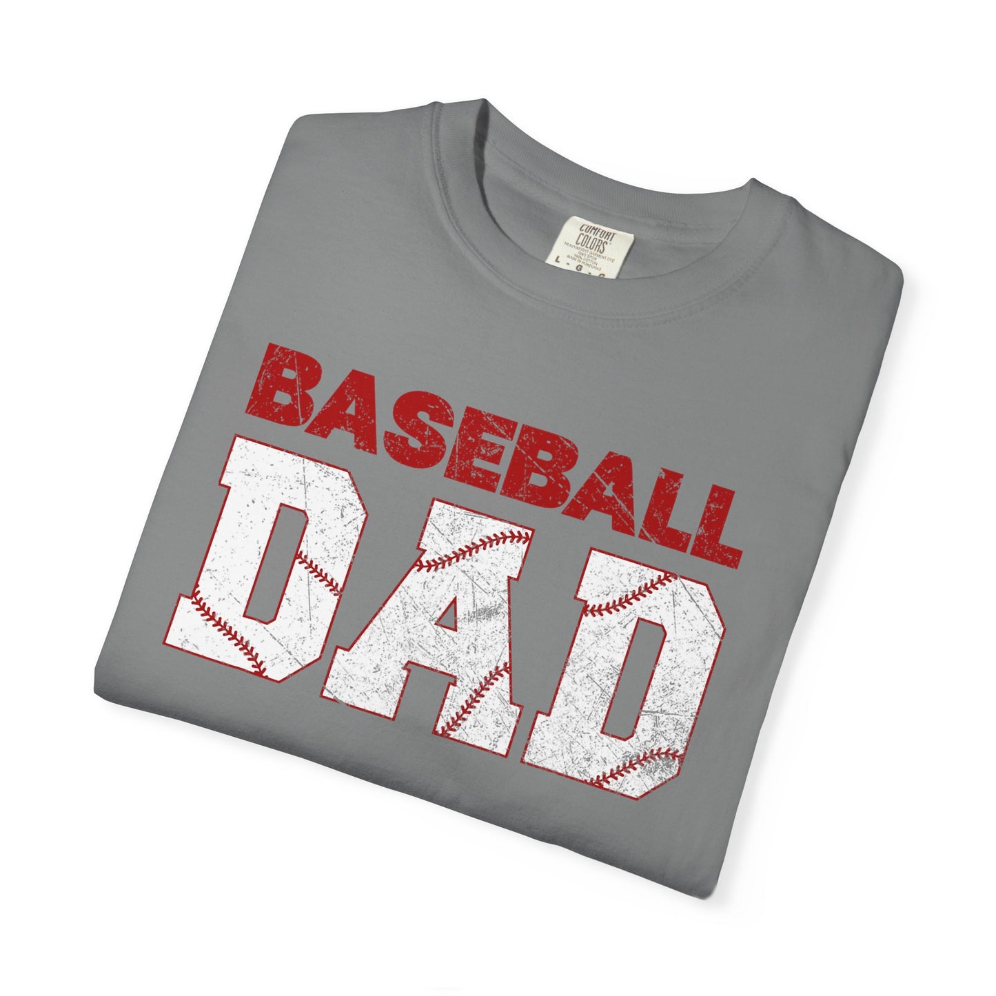 Baseball Dad T-Shirt | Unisex Garment-Dyed Tee