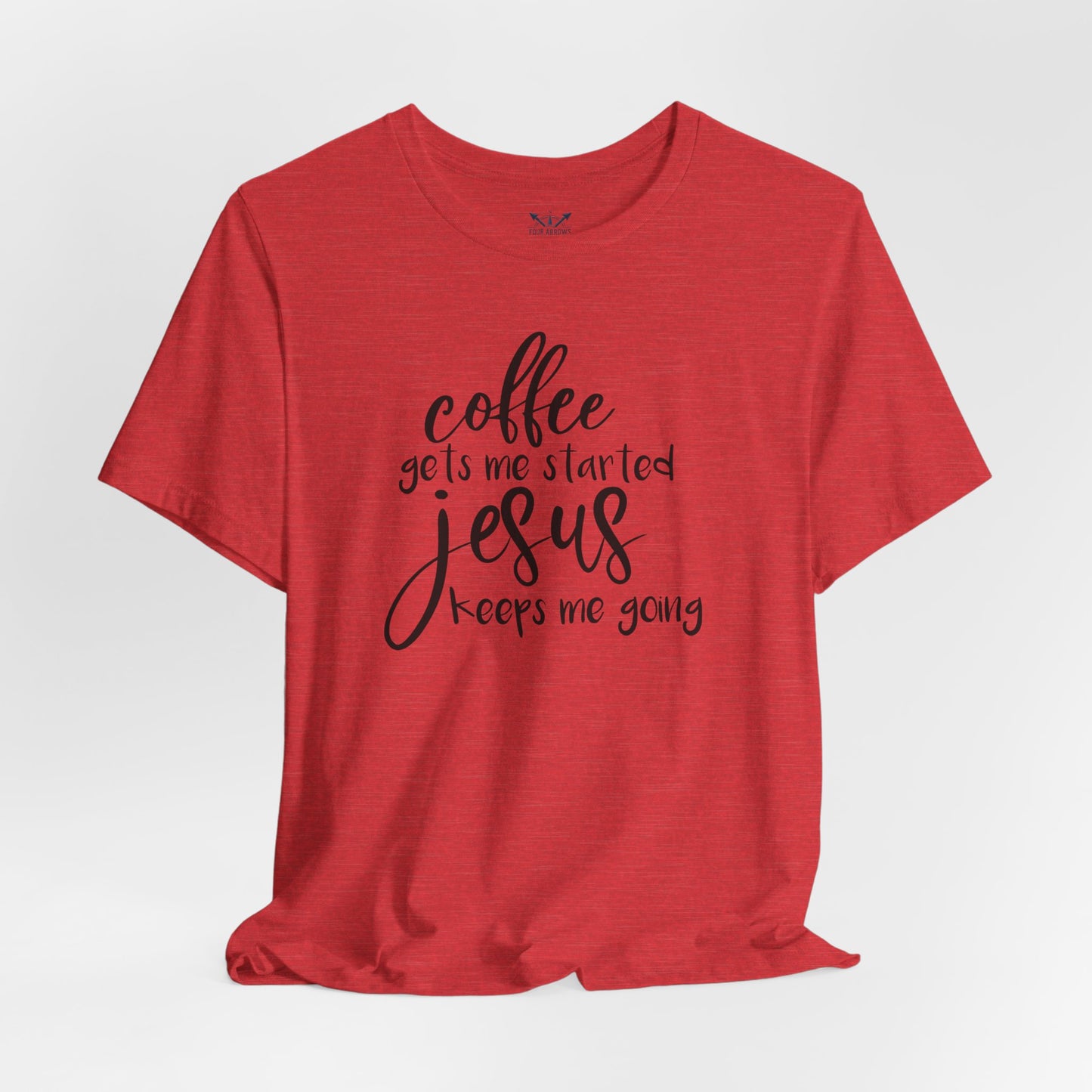Coffee & Jesus Unisex Tee - Faith-Based Casual Shirt