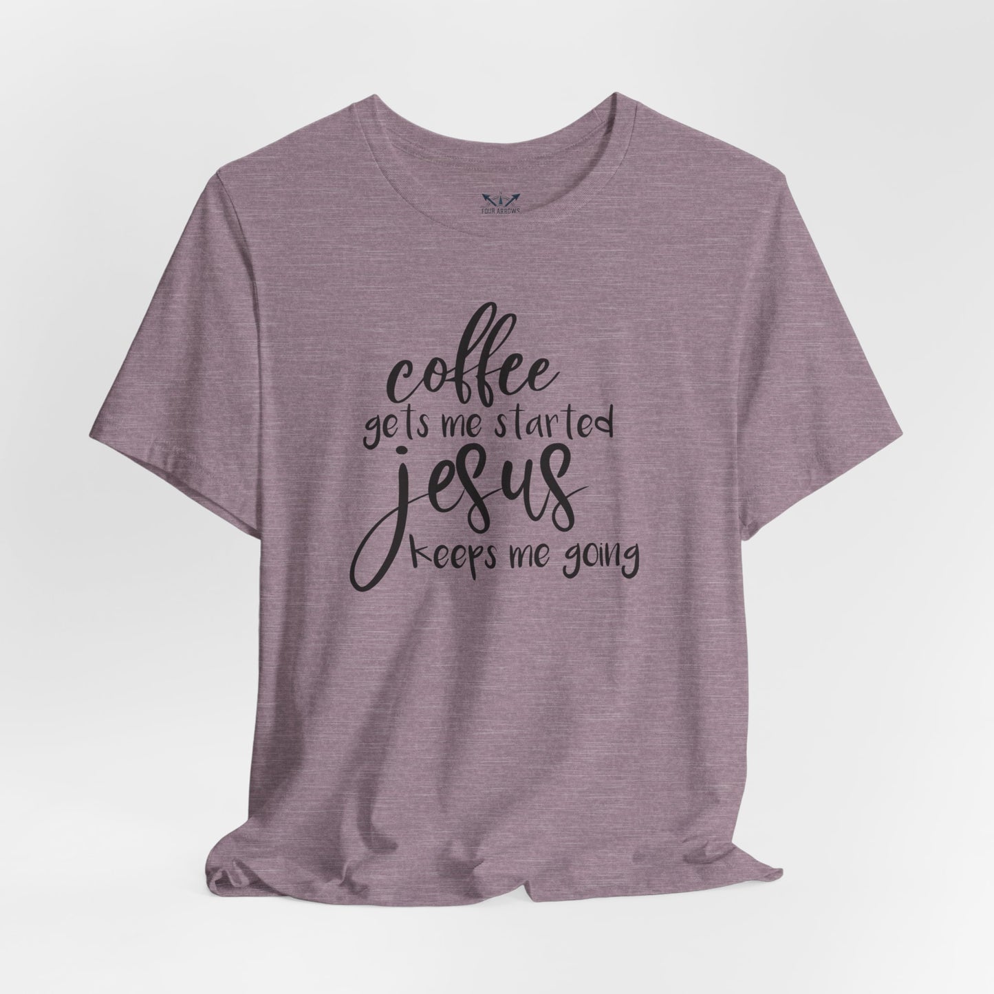 Coffee & Jesus Unisex Tee - Faith-Based Casual Shirt