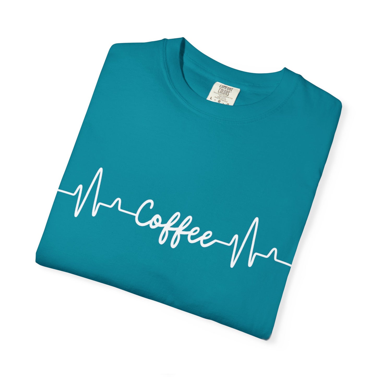 Coffee Heartbeat Unisex T-shirt - Coffee Lover Barista Gift
