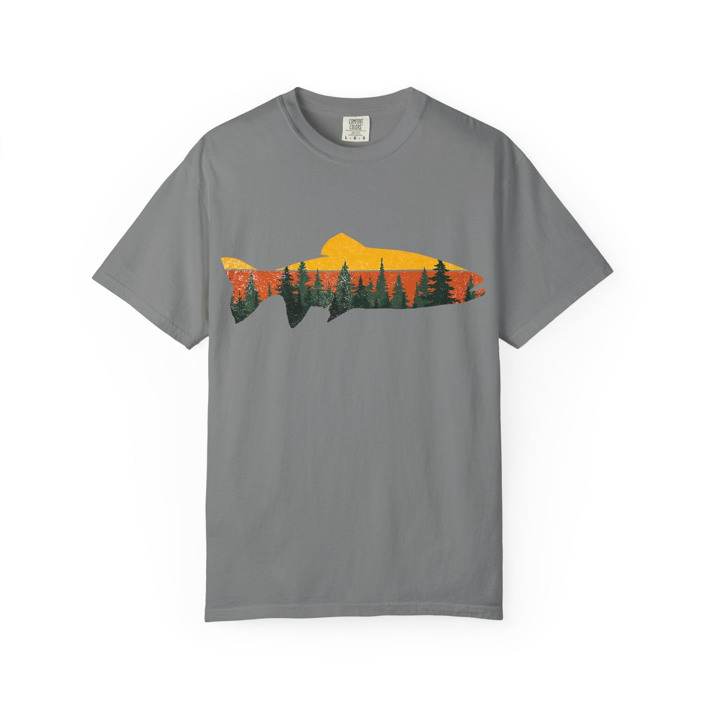 Nature-Inspired Unisex T-Shirt for Outdoor Lovers - Summer Casual Wear, Gift for Fishermen