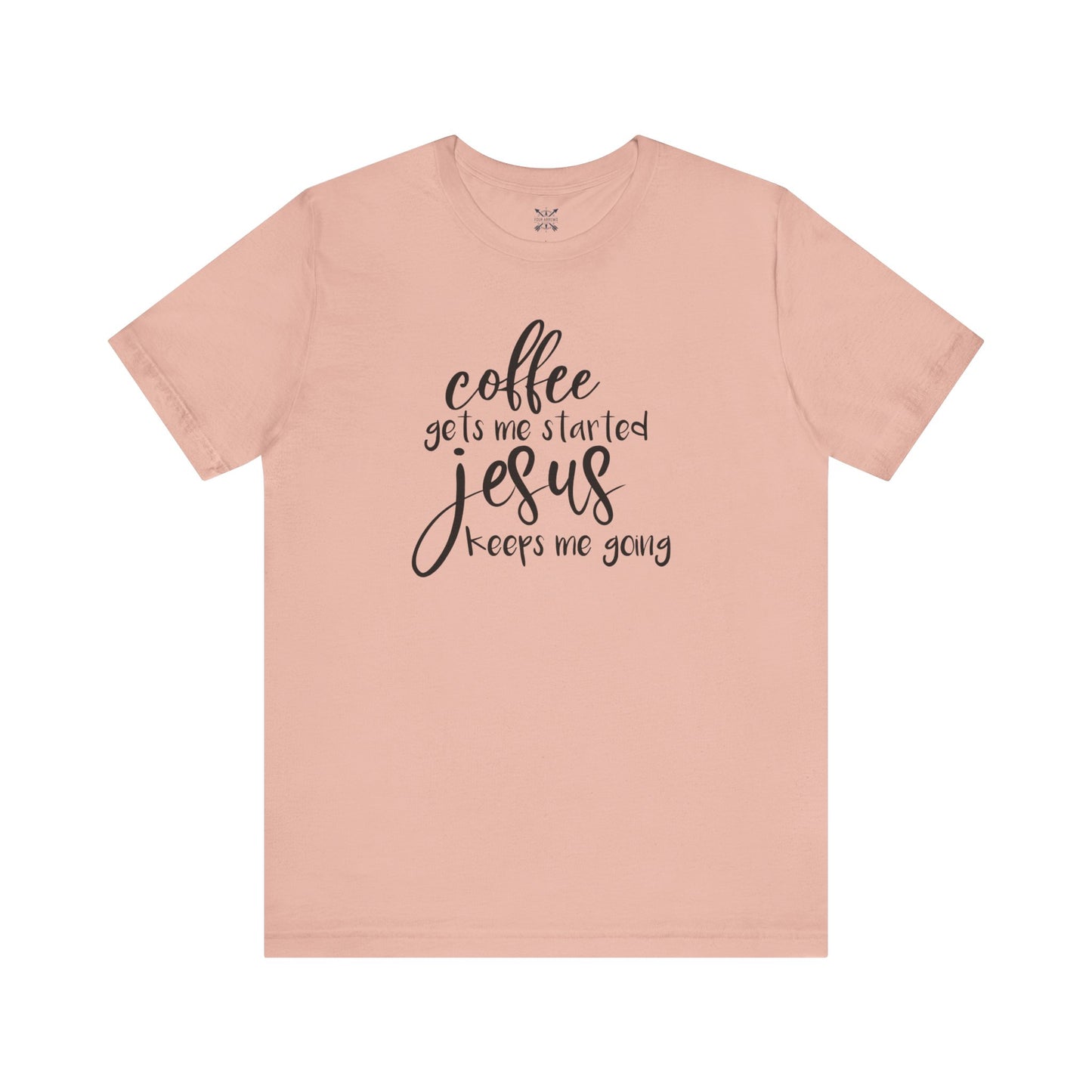 Coffee & Jesus Unisex Tee - Faith-Based Casual Shirt