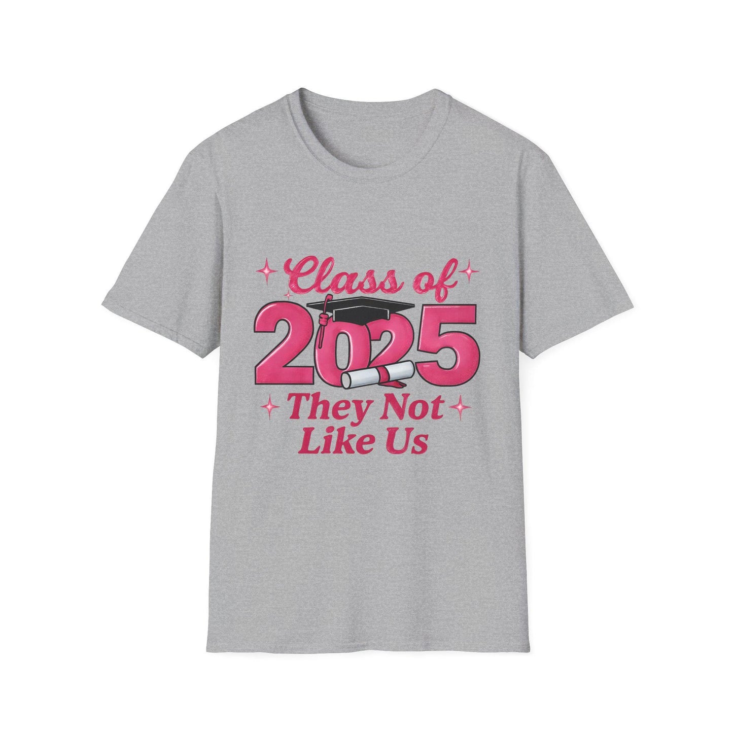 Class of 2025 Unisex Softstyle T-Shirt, Graduation Gift, Custom Tee for Seniors, School Spirit Shirt, Trendy Graduation Apparel