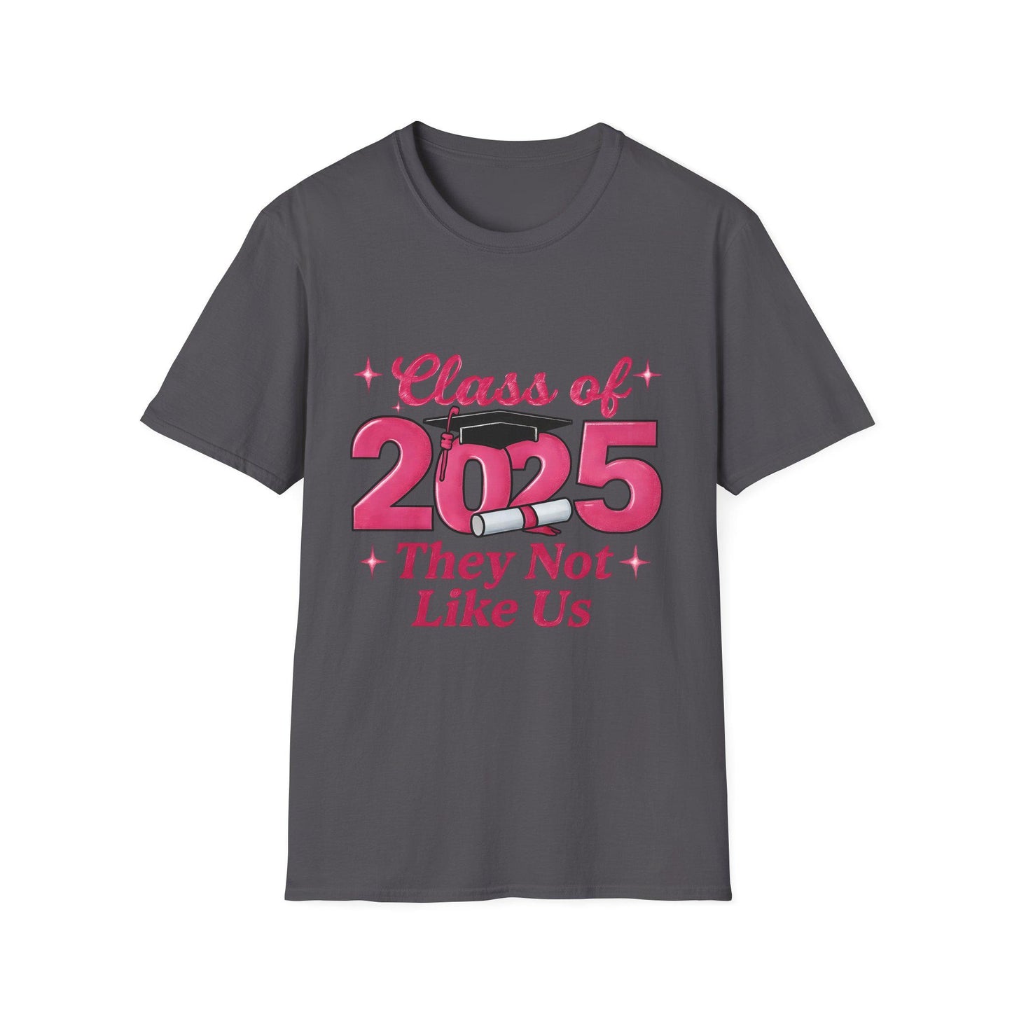 Class of 2025 Unisex Softstyle T-Shirt, Graduation Gift, Custom Tee for Seniors, School Spirit Shirt, Trendy Graduation Apparel