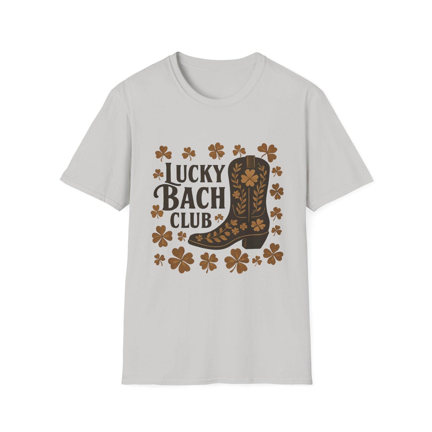 Lucky Bach Club T-Shirt, Unisex Cowgirl Tee, St. Patrick's Day Shirt, Country Music Apparel, Festival Outfit, Vintage Style Shirt