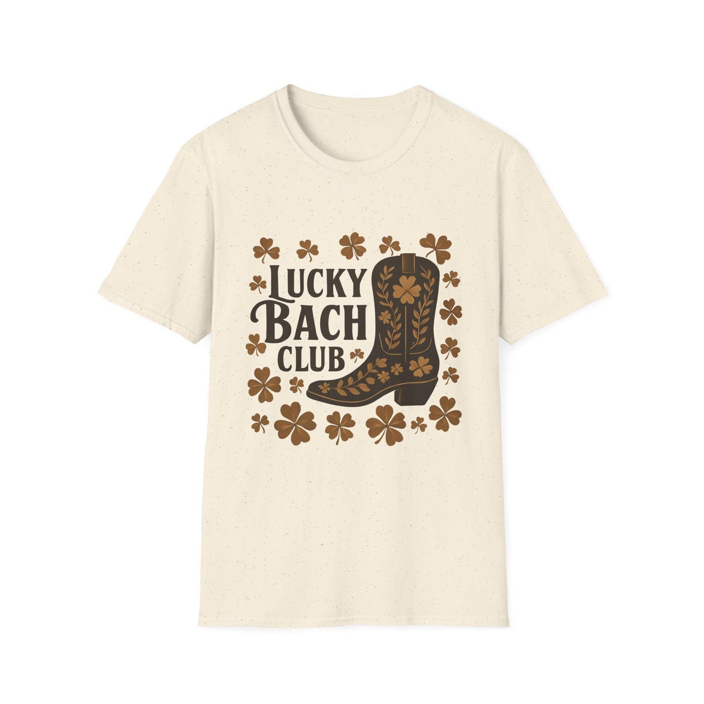 Lucky Bach Club T-Shirt, Unisex Cowgirl Tee, St. Patrick's Day Shirt, Country Music Apparel, Festival Outfit, Vintage Style Shirt