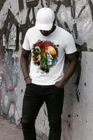 Cosmic Lion T-Shirt, Space Nebula Tee, Galaxy Animal Shirt, Celestial Vibes Top, Astronomy Graphic Tee