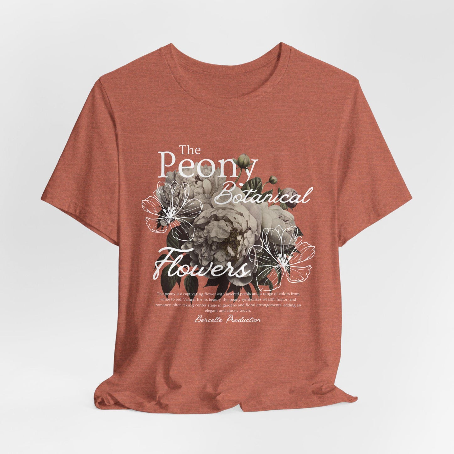 Botanical Flowers Tee, Floral T-Shirt, Nature Lover Gift, Casual Wear, Summer Fashion, Eco-Friendly Style