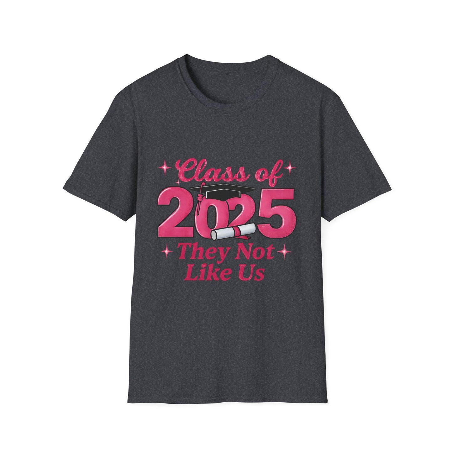 Class of 2025 Unisex Softstyle T-Shirt, Graduation Gift, Custom Tee for Seniors, School Spirit Shirt, Trendy Graduation Apparel
