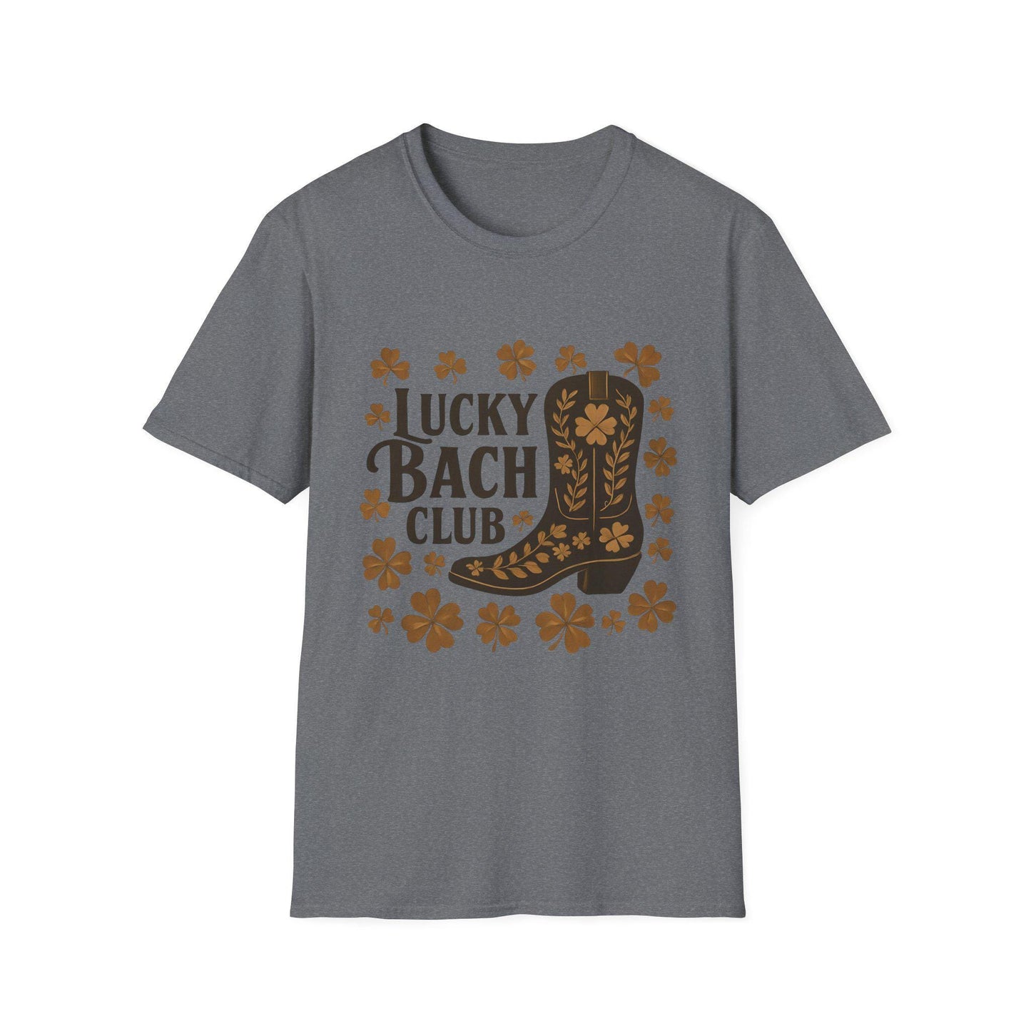 Lucky Bach Club T-Shirt, Unisex Cowgirl Tee, St. Patrick's Day Shirt, Country Music Apparel, Festival Outfit, Vintage Style Shirt