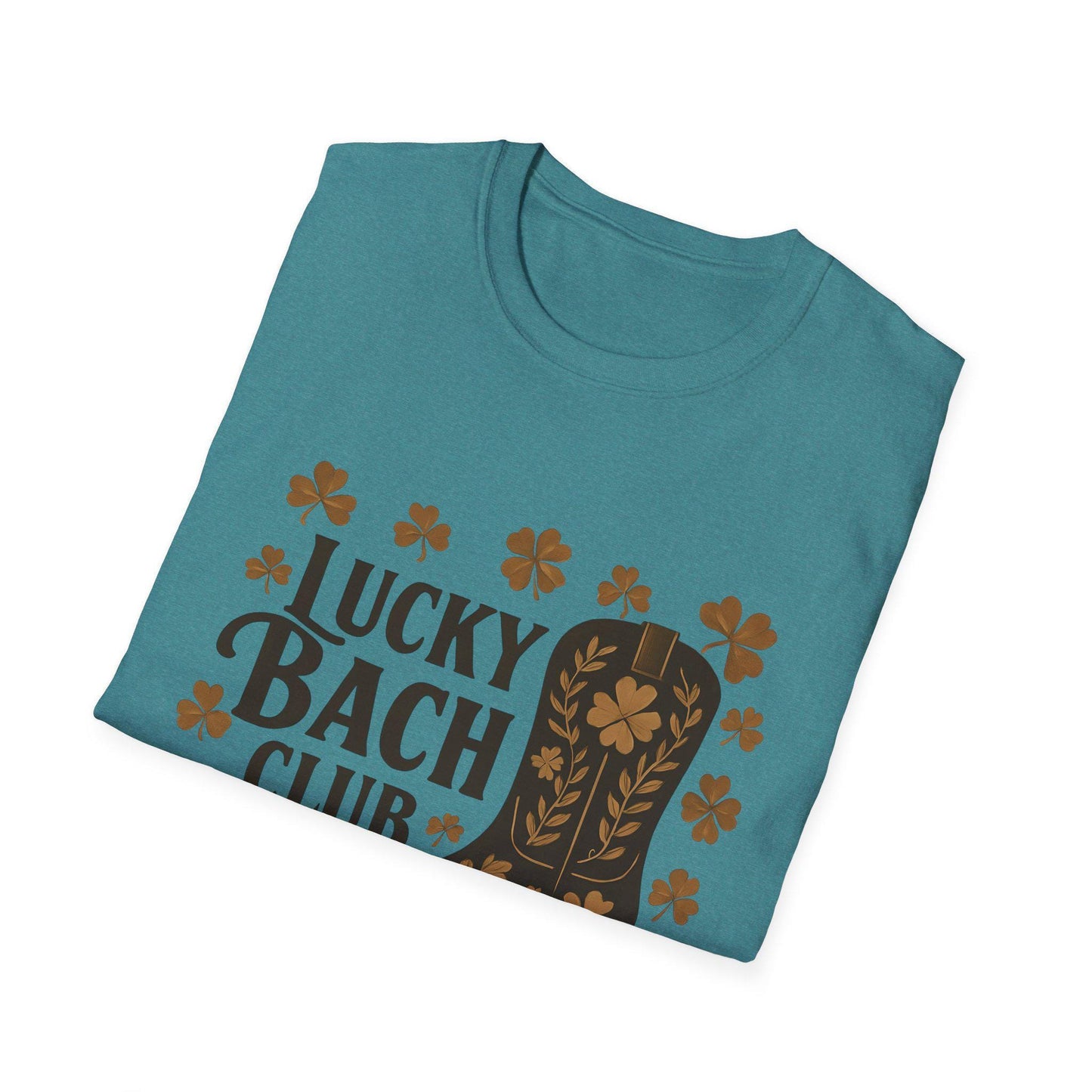 Lucky Bach Club T-Shirt, Unisex Cowgirl Tee, St. Patrick's Day Shirt, Country Music Apparel, Festival Outfit, Vintage Style Shirt