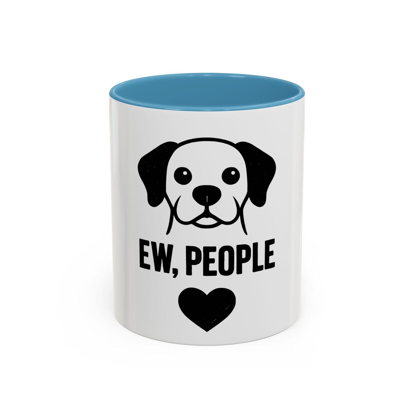 Ew, People Dog Coffee Mug - Funny Pet Lover Gift, Black Accent Mug, Cute Dog Lover Accessory, Unique Pet Owner Humor, Gifts for Dog Owners