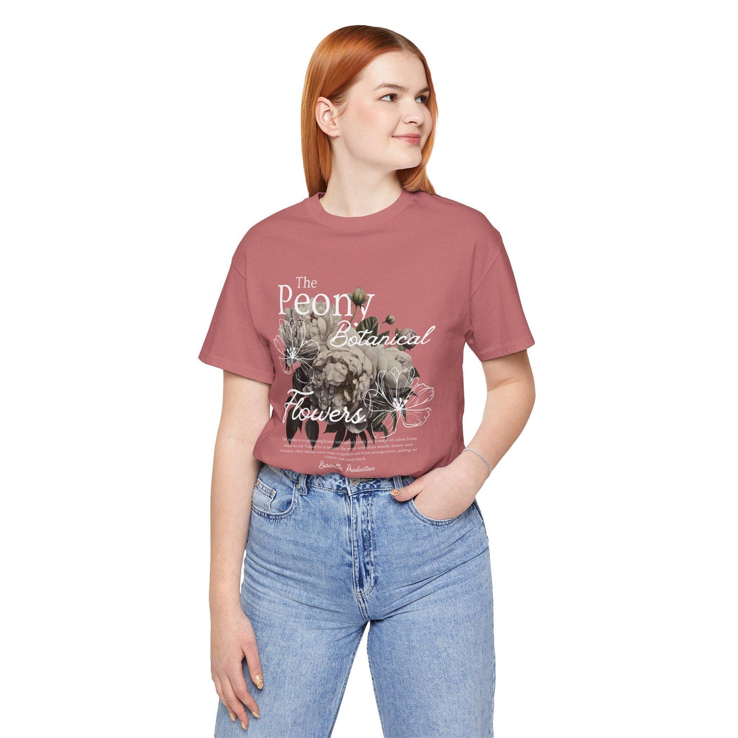 Botanical Flowers Tee, Floral T-Shirt, Nature Lover Gift, Casual Wear, Summer Fashion, Eco-Friendly Style