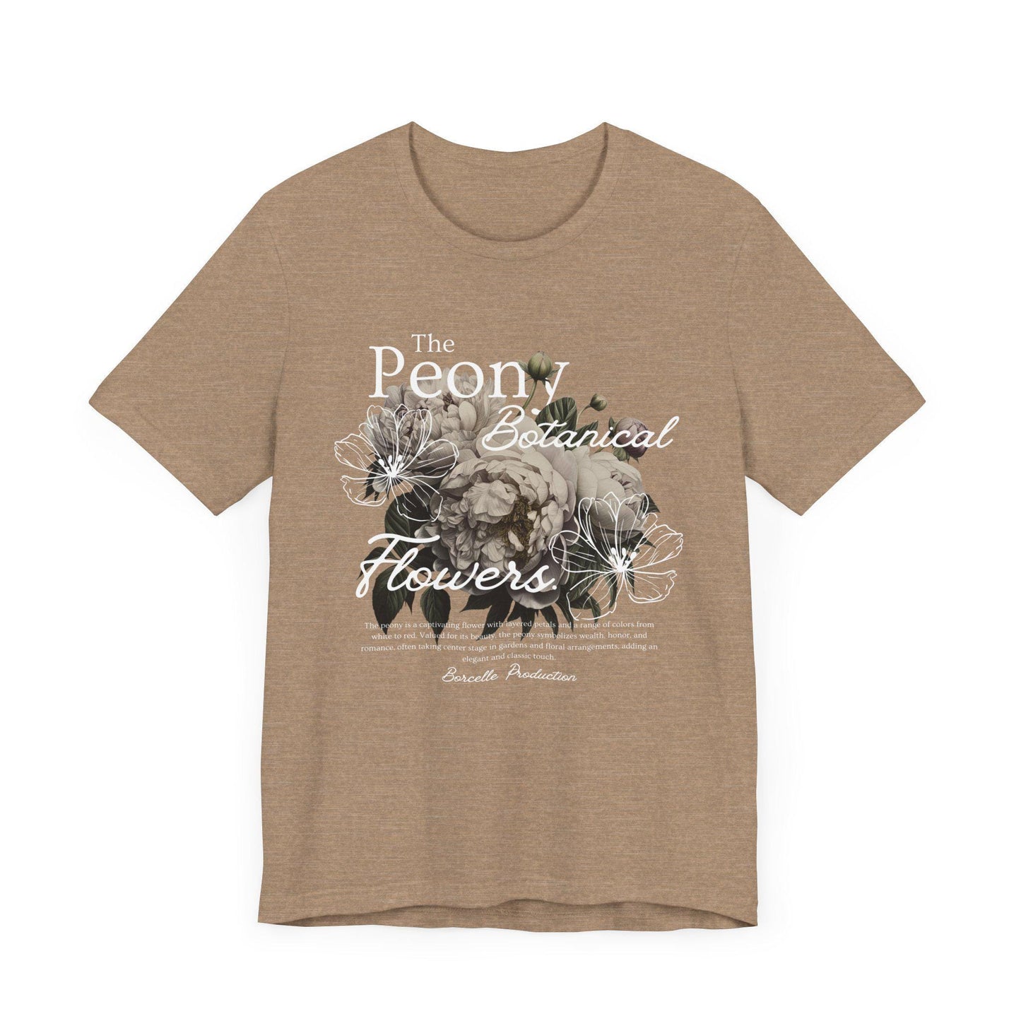 Botanical Flowers Tee, Floral T-Shirt, Nature Lover Gift, Casual Wear, Summer Fashion, Eco-Friendly Style
