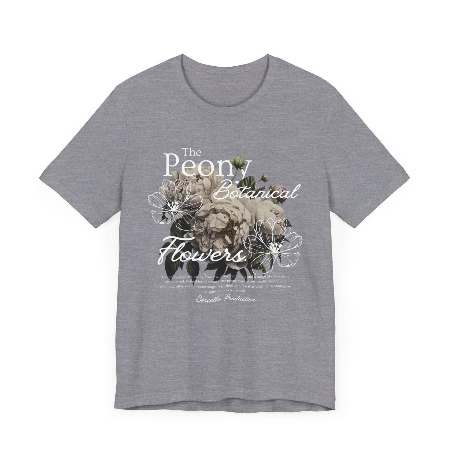 Botanical Flowers Tee, Floral T-Shirt, Nature Lover Gift, Casual Wear, Summer Fashion, Eco-Friendly Style
