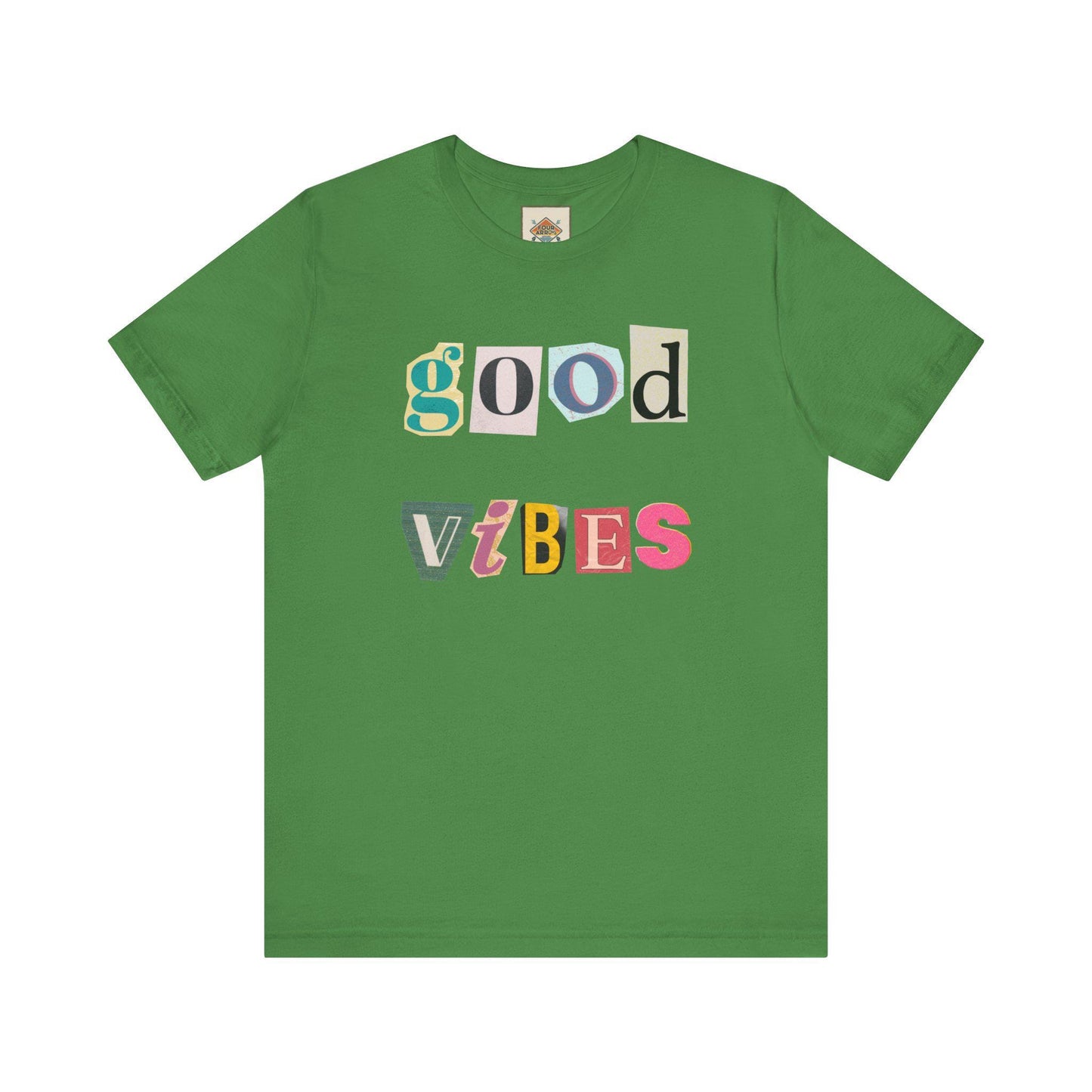 Good Vibes Unisex Tee, Positive Affirmation Shirt, Fun Graphic T-Shirt, Gift for Friends, Casual Wear, Summer Essentials