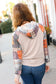 Good With It Orange & Taupe Plaid Terry Kangaroo Pocket Hoodie