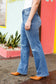 Judy Blue Step It Up High Rise Straight Ripped Knee Jeans