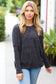 Casual Living Charcoal Melange Hacci Dolman Sweater