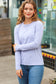 Simple Solutions Grey Cotton Crew Neck Long Sleeve T-Shirt